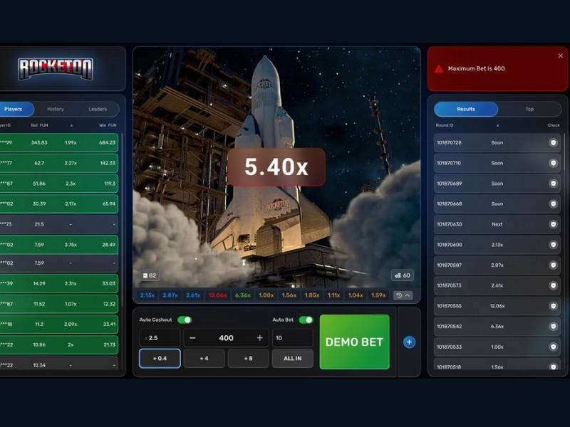 Auto-bet and auto-cashout at Rocketon is a real find!